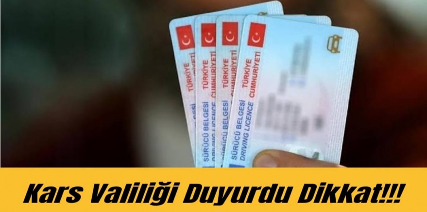 Kars Valiliği Duyurdu!!