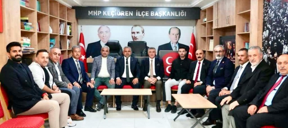 KARSLI İŞ İNSANLARINDAN MHP KEÇİÖREN İLÇE BAŞKANI KENAN YAĞMUR’A HAYIRLI OLSUN ZİYARETİ