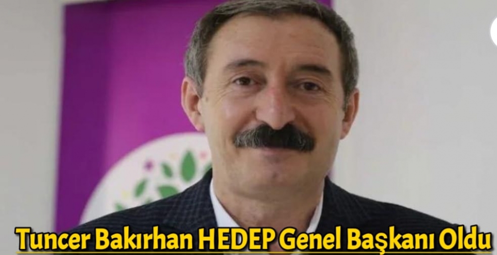 Karslı Tuncer Bakırhan HEDEP'in Genel Başkanı Seçildi