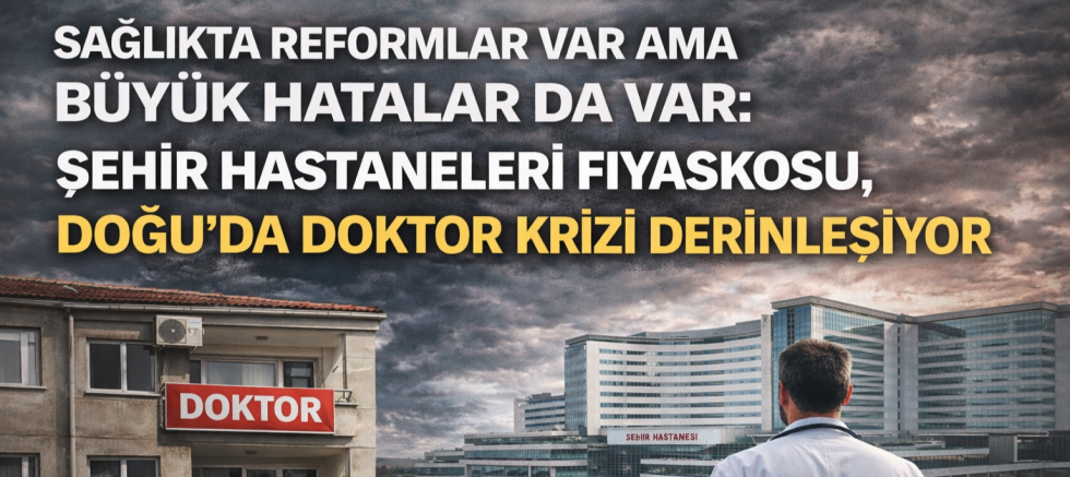Sağlıkta Reformlar Var Ama Büyük Hatalar da Var: Şehir Hastaneleri Fiyaskosu, Doğu’da Doktor Krizi Derinleşiyor