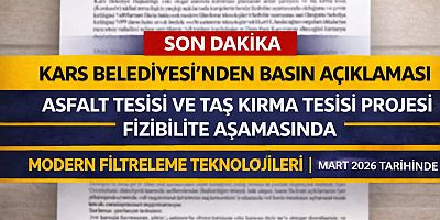 Kars Belediyesi’nden Basın Açıklaması