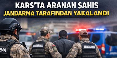 Kars’ta Aranan Şahıs Jandarma Tarafından Yakalandı
