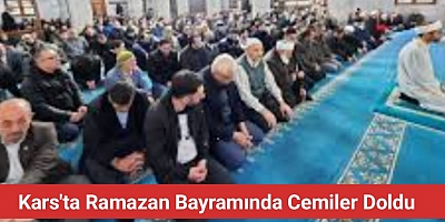 Kars'ta Bayram Coşkusu: Camiler Taşacak Kadar Doluydu!