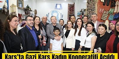 Kars’ta Gazi Kars Kadın Kooperatifi Açıldı