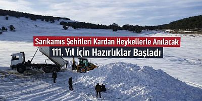 Sarıkamış Şehitleri Kardan Heykellerle Anılacak: 111. Yıl İçin Hazırlıklar Başladı