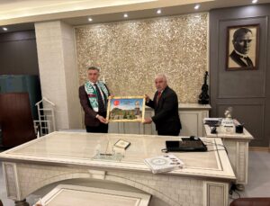 KARS DERNEKLER FEDERASYONU BAŞKANI NURİ DENİZ, ÇETİN NAZİK İLE GÖRÜŞTÜ