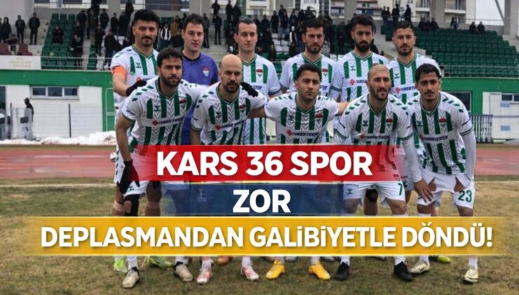 KARS 36 SPOR ZOR DEPLASMANDAN GALİBİYETLE DÖNDÜ!