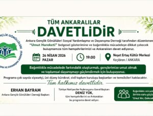 Ankara’da Bağımlılıkla Mücadele İçin Anlamlı Davet
