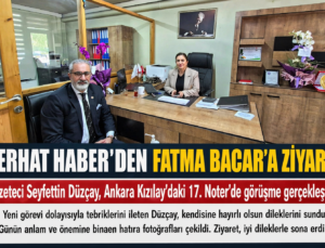 Serhat Haber’den Şair Yazar Fatma Bacar’a Hayırlı Olsun Ziyareti