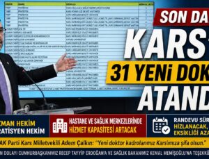 #SONDAKİKA | Kars’a 31 Doktor Atandı! Sağlıkta Yeni Dönem Başlıyor