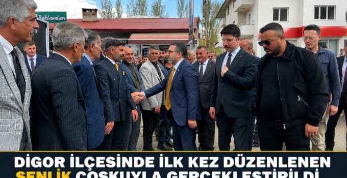 Kars’ın Digor İlçesinde İlk Kez Düzenlenen Şenlik Coşkuyla Gerçekleştirildi