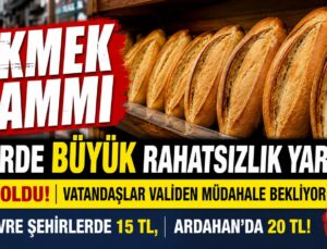 Ardahan’da Ekmek Zammı Tepki Çekti: Vatandaşlar Valilikten Müdahale Bekliyor