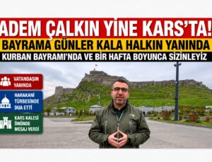 Bayrama Günler Kala Adem Çalkın Yine Kars Halkının Yanında! “Kurban Bayramı’nda da Sizlerle Olacağız”
