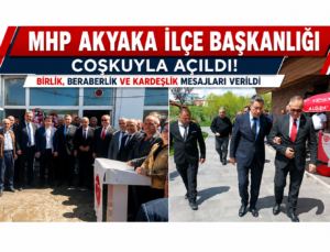 MHP Akyaka İlçe Başkanlığı Coşkulu Bir Katılımla Açıldı