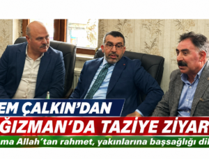 Kars Milletvekili Adem Çalkın’dan Kağızman’da Taziye Ziyareti