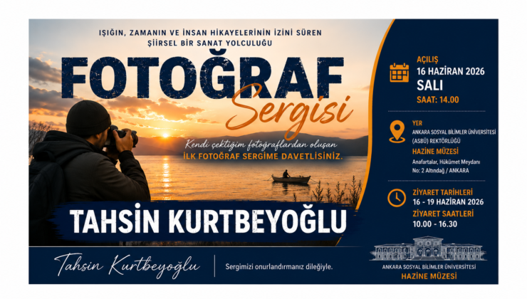 Yenimahalle Kaymakamı Tahsin Kurtbeyoğlu’ndan Fotoğraf Sergisine Davet