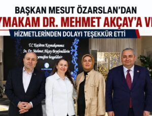 Keçiören Kaymakamı Dr. Mehmet Akçay’a Duygusal Veda: Başkan Mesut Özarslan’dan Teşekkür Mesajı