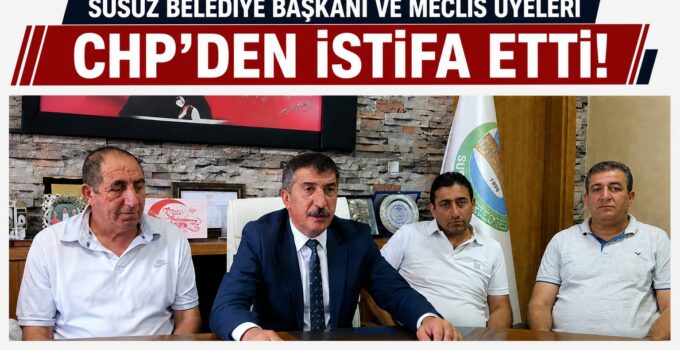 Kars’ın Susuz Belediye Başkanı ve Meclis Üyeleri CHP’den Ayrıldı, Yeni Siyasi Oluşuma Katılacaklarını Açıkladı