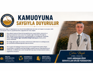 Ankara’da Yaklaşık 14 Derneğin Katılımıyla Kars Ardahan Iğdır Serhatlılar Birliği Federasyonu Kuruldu