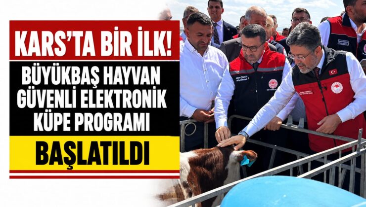 Adem Çalkın’ın Katılımıyla Kars’ta Bir İlk: Büyükbaş Hayvan Güvenli Elektronik Küpe Programı Başlatıldıu