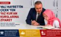 KARAMAN VALİSİ HAYRETTİN ÇİÇEK’TEN YAZ KUR’AN KURSLARINA ZİYARET