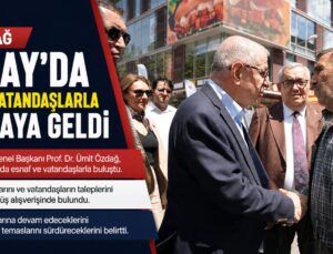 Ümit Özdağ Kızılay’da Esnaf ve Vatandaşlarla Bir Araya Geldi