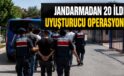 Jandarmadan 20 İlde Uyuşturucu Operasyonu: 60 Şüpheli Yakalandı