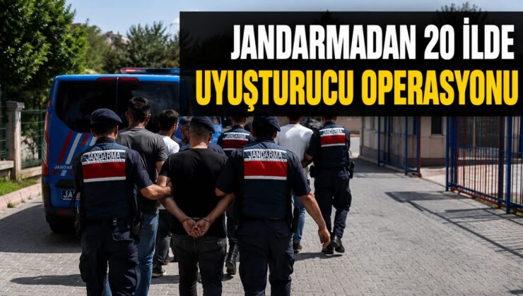 Jandarmadan 20 İlde Uyuşturucu Operasyonu: 60 Şüpheli Yakalandı