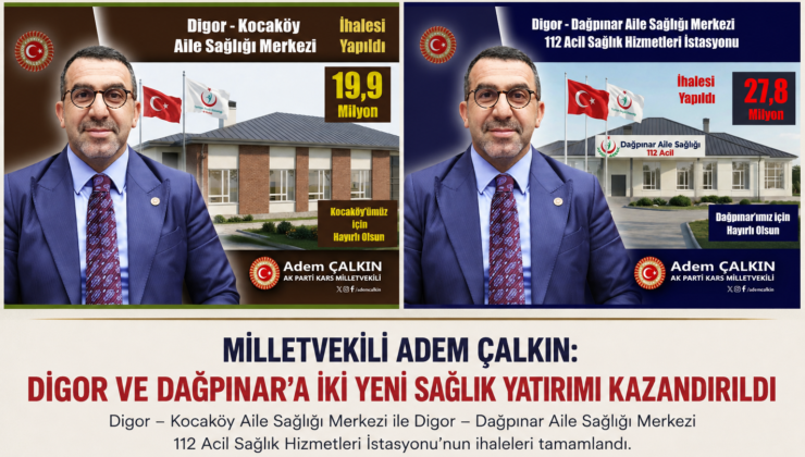 Digor’a 47,8 Milyonluk Sağlık Yatırımı